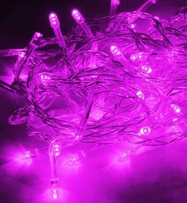 Гирлянда светодиодная 50LED шнур 6.5м 8 режимов мигания Космос KOC_GIR50LED_V