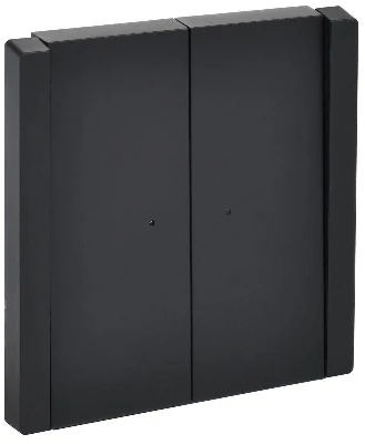 Выключатель проходной 2-кл. СП FORTE&PIANO 10А FP108 с индикацией черн. IEK FP-V22-1-10-1-K02