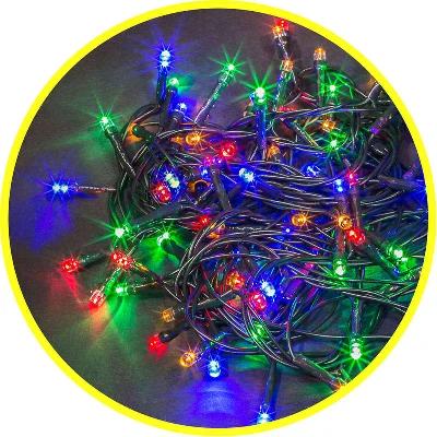 Гирлянда 61 810 NGF-S01-120RGBY-5-7.5m-230-C8-G-IP20 Navigator 61810