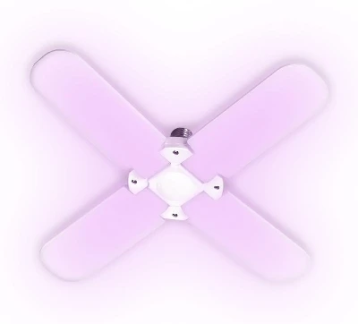 Лампа светодиодная PPG T95-4p AGRO 36Вт FR E27 4 лепестка с поворотом 90град. для растений красн. 650нм/син. 450нм Pro JazzWay 5043350