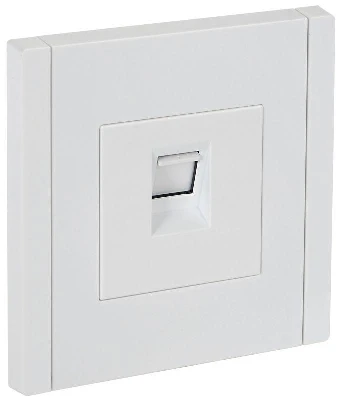 Розетка компьютерная RJ45 кат.5E FORTE&PIANO FP232 бел. IEK FP-K10-1-K01