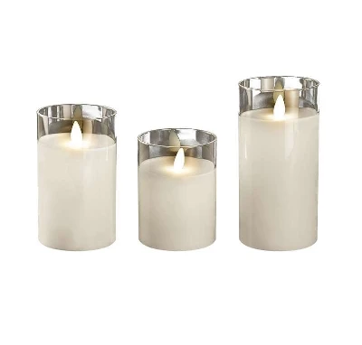 Свеча декоративная CL7-SET3-wh (компл. 3-х свечей бел.) ФАZА 4895205018853