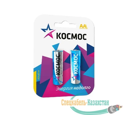 Элемент питания алкалиновый LR LR6 BP-2 (блист.2шт) Космос KOCLR62BL