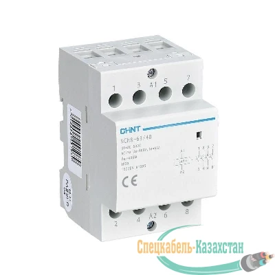 Контактор модульный NCH8-63/40 63А 4НО AC 220/230В 50Гц (R) CHINT 256101