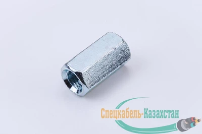 Гайка соединительная М6 цинк. DIN 6334 (уп.100шт) класс прочности 6. пакет СТРОЙМЕТИЗ UTORM3050048