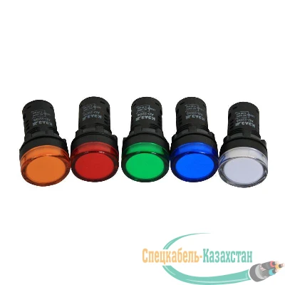 Лампа AD22DS(LED) матрица 22мм 230В зел. КЭАЗ 238693