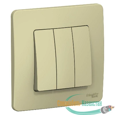 Выключатель 3-кл. СП BLANCA (сх.1+1+1) 10А 250В беж. SchE BLNVS100507