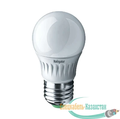 Лампа светодиодная 94 467 NLL-G45-7-230-2.7K-E27 7Вт шар 2700К тепл. бел. E27 500лм 176-264В Navigator 94467