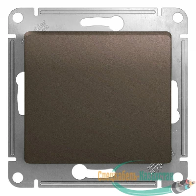 Механизм переключателя 1-кл. Glossa сх. 6 10AX шоколад SchE GSL000861