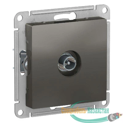 Механизм розетки TV ATLAS DESIGN оконечный 1DB сталь SchE ATN000991