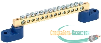 Шина нулевая ШНИ 6х9-14 У2-С на 2х угл. изол. ИЭК YNN10-69-14C2-K07