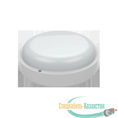 Светильник светодиодный ЖКХ ECO D160х53 12Вт 940лм 4000К  IP65 круглый c оптико-аккустическим сенсором Gauss 126418212-S