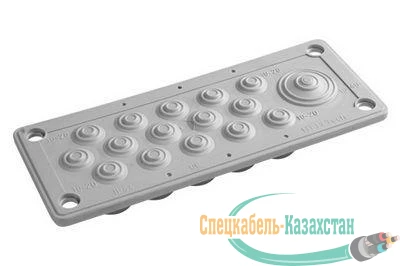 Ввод кабельный пластик V0 UL94. (16 отв.) IP54 DKC R5HTC16