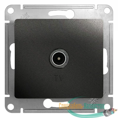Механизм розетки TV Glossa 1DB оконечной антрацит SchE GSL000791