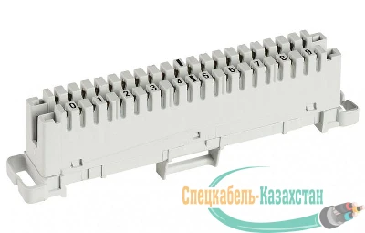 Плинт размыкаемый 6089 1 102-06 LSA PLUS на 10 пар маркировка 0-9 без цветов. обозначения KRONE 14603