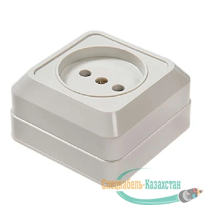 Розетка 1-м BOLLETO накл. 7022 бел. ASD / IN HOME 4680005959785
