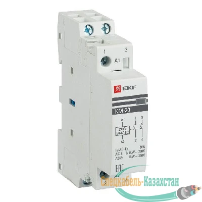 Контактор модульный КМ 20А 2NО (1 мод.) EKF km-1-20-20