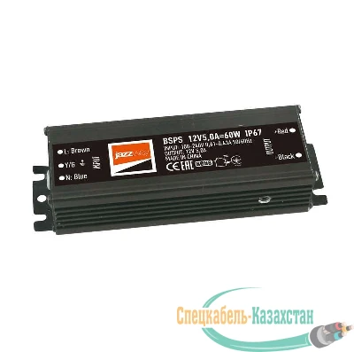 Драйвер BSPS 12В 5.0A=60Вт влагозащ. IP67 JazzWay 3329273A