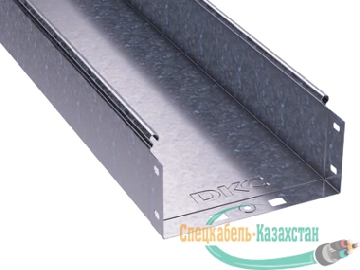 Лоток листовой неперфорированный 400х100 L3000 сталь 1мм DKC 35105