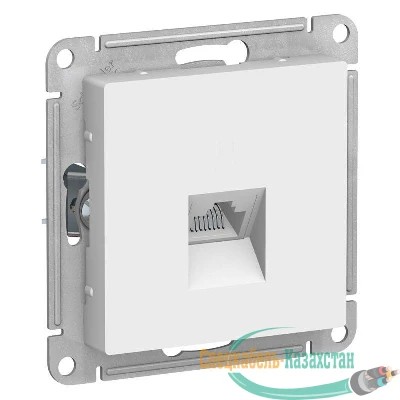 Механизм розетки компьютерной ATLAS DESIGN RJ45 бел. SchE ATN000183