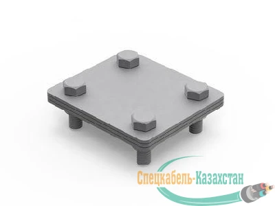 Соединитель полоса-полоса 25-40мм с разделит. пластиной 100х100мм DKC NG3106