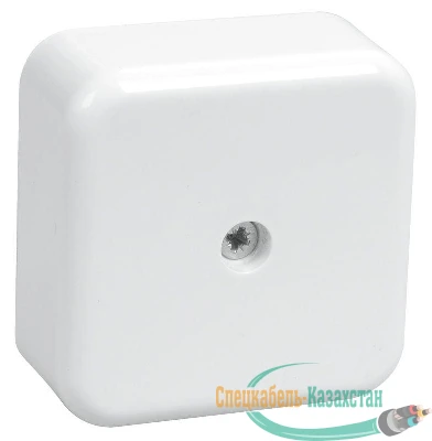 Коробка распаячная ОП 50х50х20 IP20 КМ41206-01 (4 клем. 3кв.мм) бел. ИЭК UKO10-050-050-020-K01