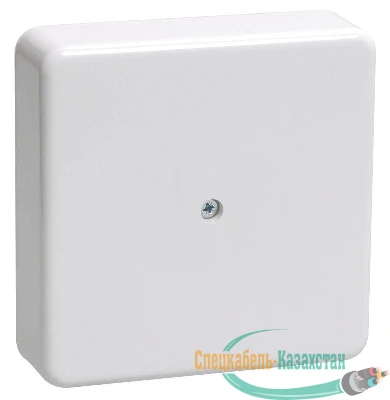 Коробка распаячная ОП 75х75х20 IP20 КМ41212-01 (6 клем. 6кв.мм) бел. ИЭК UKO10-075-075-020-K01