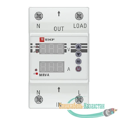 Реле напряжения и тока с дисплеем MRVA 63А PROxima EKF MRVA-63A