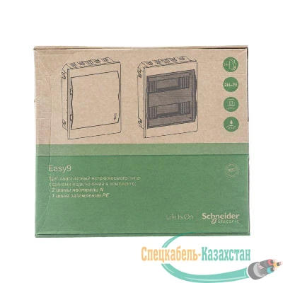 Бокс СП EASY9 встраив. с прозр. дверью 2ряда 24мод. SchE EZ9E212S2FRU