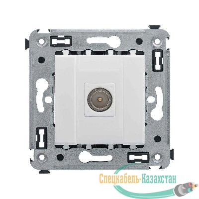 Розетка TV СП оконечная Avanti "Белое облако" DKC 4400503