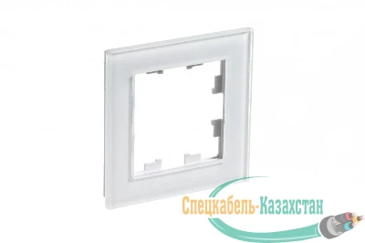 Рамка 1-м AtlasDesign Nature стекло бел. SE ATN320101 0