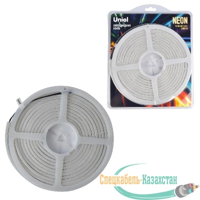 Лента светодиодная ULS-N01-2835-120LED/m-6mm-IP67-DC12V-9W/m-5M-3000K NEON гибкая герметичная (блист. 5м) Uniel UL-00009082