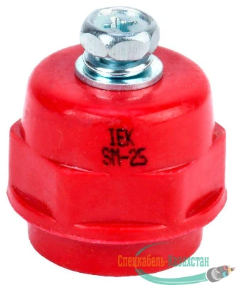 Изолятор SM25 (М6) силовой с болтом ИЭК YIS11-25-06-B