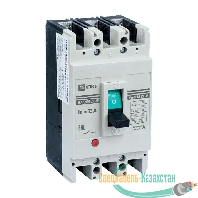 Выключатель авт. 3п ВА-99М 63/63А 20кА PROxima EKF mccb99-63-63m
