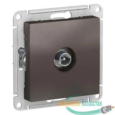 Механизм розетки TV ATLAS DESIGN оконечный 1DB мокко SchE ATN000691