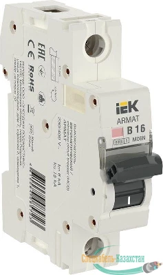 Выключатель автоматический модульный 1п B 16А M06N ARMAT IEK AR-M06N-1-B016
