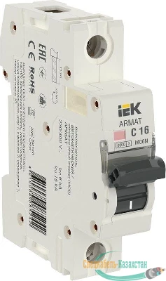 Выключатель автоматический модульный 1п C 16А M06N ARMAT IEK AR-M06N-1-C016