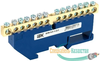 Шина нулевая на DIN-изол. ШНИ 6х9-14-Д-С ИЭК YNN10-69-14D-K07