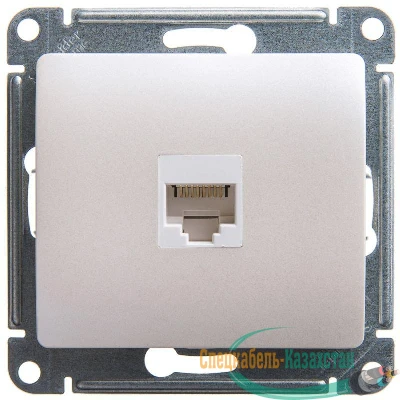 Механизм розетки комп. 1-м Glossa RJ45 CAT.5E перламутр SchE GSL000681K