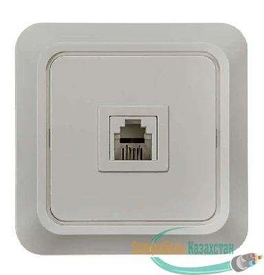 Розетка телефонная BOLLETO накл. 7034 бел. ASD / IN HOME 4690612000398