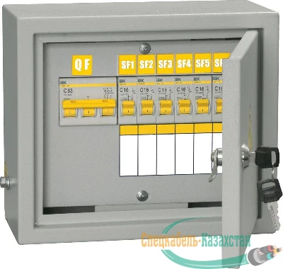 Щит ОЩВ-6/ОЩВ-3-63-6-0 (ВВ63А 6х16А) IP31 ИЭК MSM10-3N-06-31