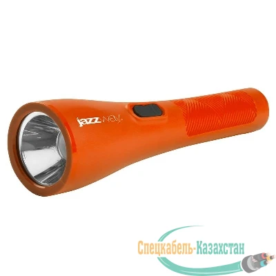 Фонарь светодиодный ручной аккумуляторный Accu2-L1W-og 1Вт 50лм 7200К Li-ion 18650 1200мА.ч IP20 оранж. JazzWay 5049420
