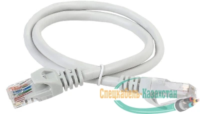 Патч-корд кат.5е UTP 0.5м сер. ITK PC01-C5EU-05M