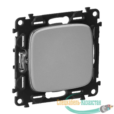 Механизм выключателя 1-кл. СП Valena Allure 10А IP20 250В 10АХ с лиц. панелью безвинт. зажимы алюм. Leg 752901