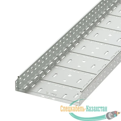 Лоток листовой перфорированный 400х100 L3000 сталь 1мм DKC 35345