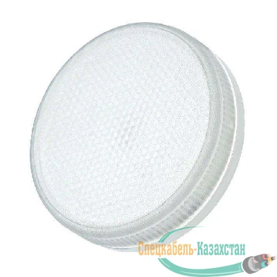 Лампа светодиодная PLED-ECO-GX53 6Вт таблетка 3000К frost тепл. бел. GX53 460лм 230В JazzWay 2851987