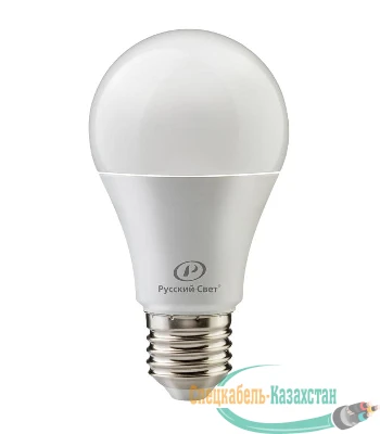 Лампа светодиодная RS A60 E27 12W 220-240V 6500К 12Вт 1200лм Ra 90 грушевидная Русский Свет 15010345042