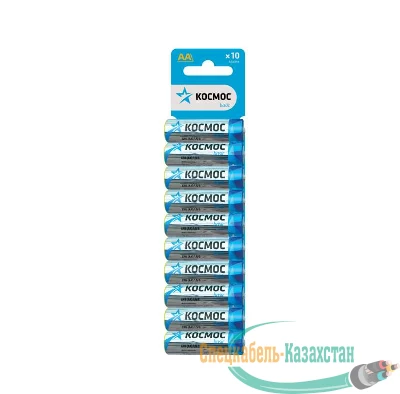 Элемент питания алкалиновый LR6 10хBL КОСМОС KOCLR610BL