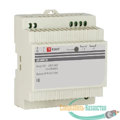 Блок питания 24В DR-60W-24 EKF dr-60w-24