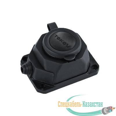 Колодка удлинителя 1-м 16А с заземл. каучук TOKOV ELECTRIC TKE-C05-KK1-Z